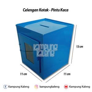 Celengan Kotak - Kampung Kaleng