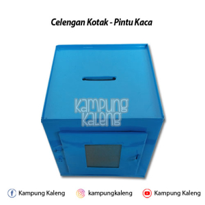 Celengan Kotak - Kampung Kaleng