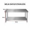 Meja Stainless 190x80x80 cm