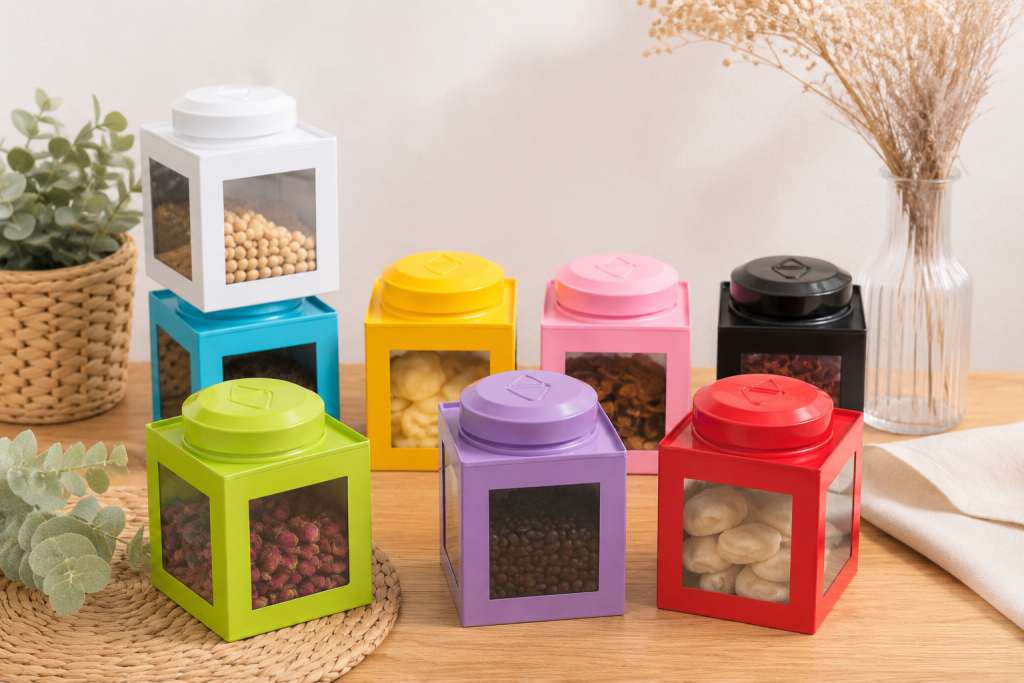 kaleng kerupuk mini - home decor