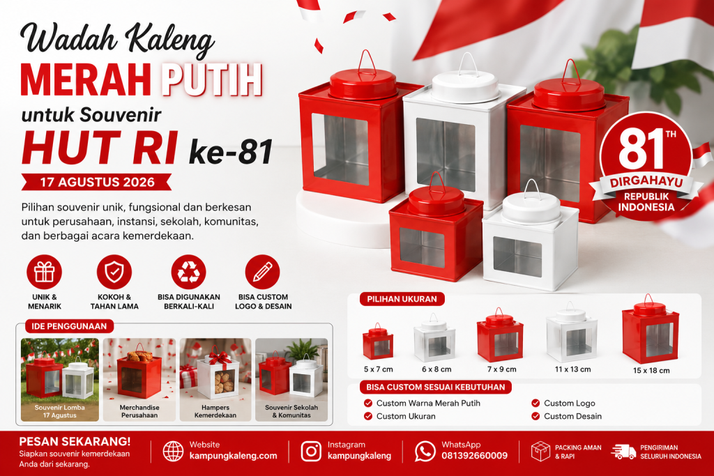 Kaleng Merah Putih - Kampung Kaleng