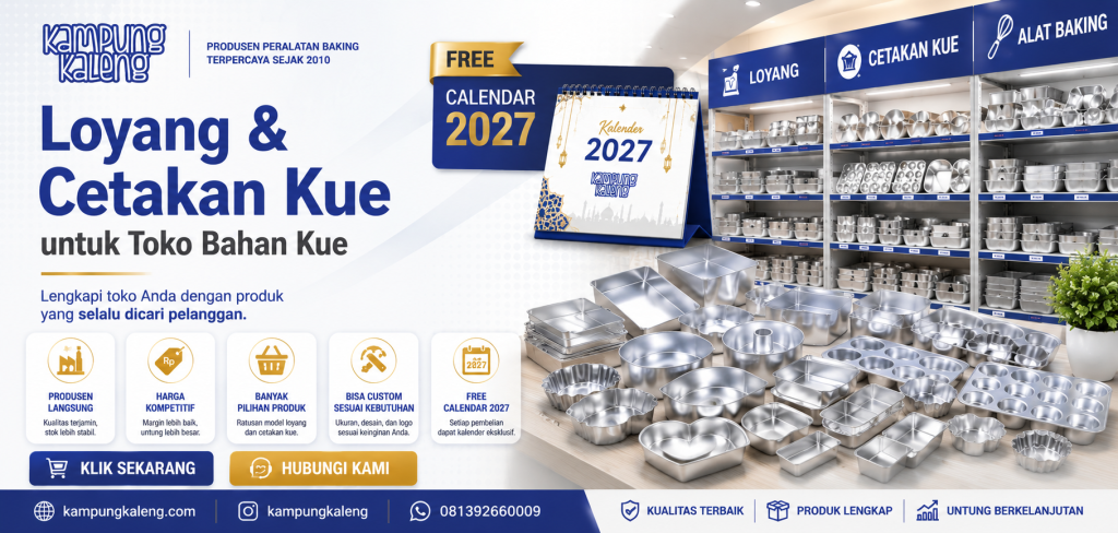 Supplier Loyang dan Cetakan Kue Terpercaya