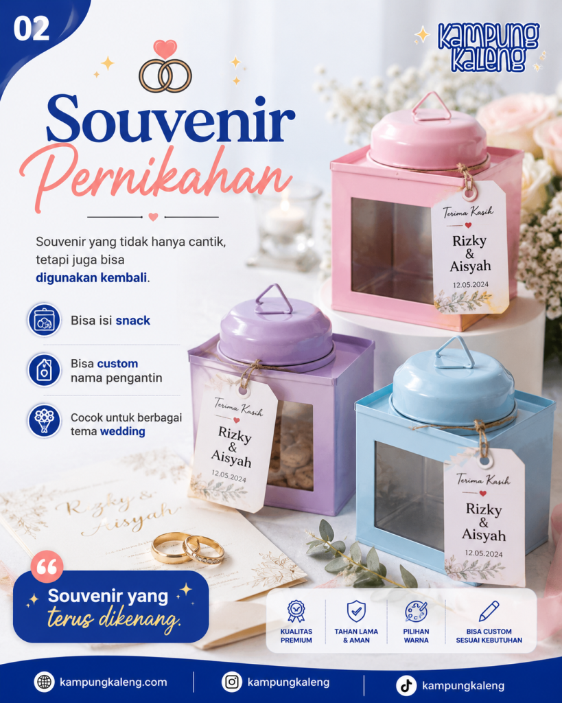 Souvenir Kaleng Kerupuk Mini